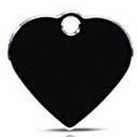 ID Tag - Large Black Heart - Natural Pet Foods