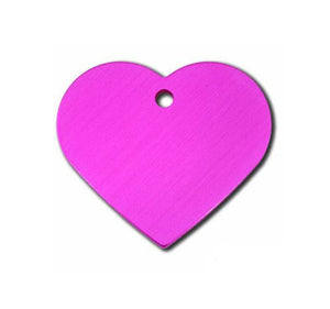 ID Tag - Large Pink Heart - Natural Pet Foods