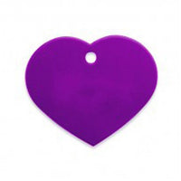ID Tag - Large Purple Heart - Natural Pet Foods