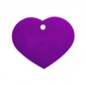 ID Tag - Large Purple Heart - Natural Pet Foods