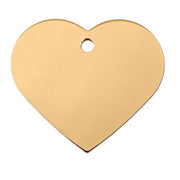 ID Tag - Small Gold Heart - Natural Pet Foods