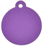 ID Tag - Small Purple Circle - Natural Pet Foods