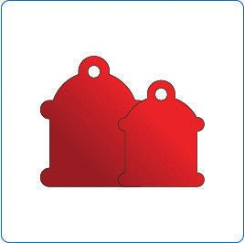 ID Tag - Small Red Hydrant - Natural Pet Foods