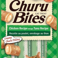Inaba Cat Churu Bites Chicken Recipe Wraps Tuna Recipe - Natural Pet Foods