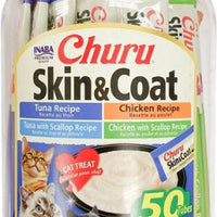 Inaba Cat Churu Purées Variety Pack Skin & Coat - Natural Pet Foods