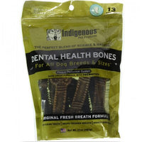 Indigenous Pet Products Original Fresh Breath Dental Health Bones - Natural Pet Foods