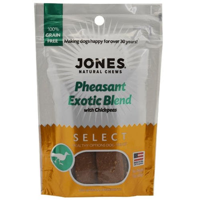 Jones Natural Chews Pheasant 3oz - Natural Pet Foods