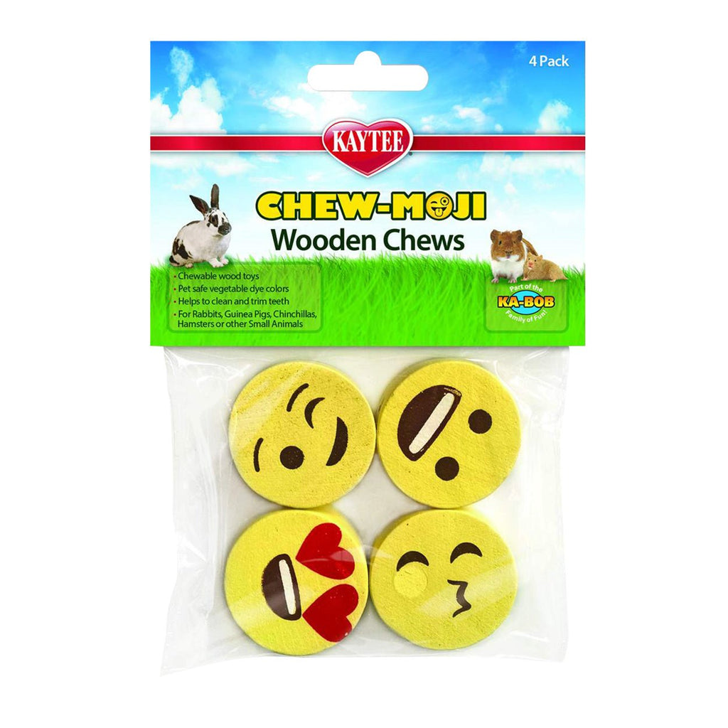 Kaytee Chew-Moji Wooden Chews - 4 pk - Natural Pet Foods