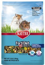 Kaytee Forti Diet Pro Health Hamster Gerbil 3lb - Natural Pet Foods