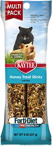 Kaytee Forti Diet Pro Health Hamster Gerbil Honey Treat Small Animal 8oz - Natural Pet Foods