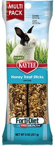 Kaytee Forti Diet Pro Health Rabbit Honey Treat Stick Small Animal 8oz - Natural Pet Foods