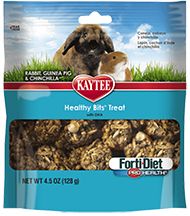 Kaytee Healthy Bits Rabbit Guinea Pig Treat Small Animal 4.5 oz - Natural Pet Foods