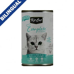 Kit Cat® Complete Cuisine™ Chicken & Chia Seed in Broth Wet Cat Food 150gm - Natural Pet Foods