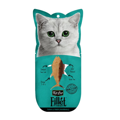 Kit Cat Fillet Fresh Tuna and Fiber 30 g - Natural Pet Foods