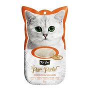 Kit Cat Purr Puree Chicken & Salmon 4*15gr Cat - Natural Pet Foods