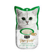 Kit Cat Purr Puree Chicken & Scallop 4 * 15 g Sachets Cat - Natural Pet Foods