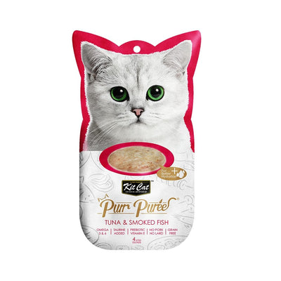 Kit Cat Purr Puree Tuna & Smoked Fish 60g - Natural Pet Foods