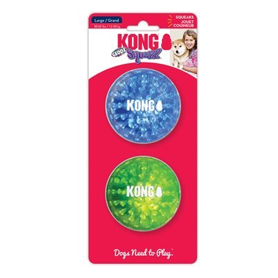 Kong Squeezz Geodz 2-Pack Assorted Large - Natural Pet Foods