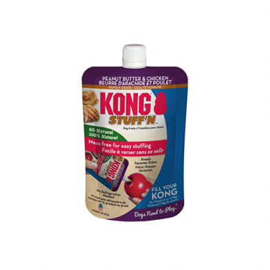 Kong Stuff N Peanut Butter Chicken Dog Treat 6 oz Natural Pet Foods