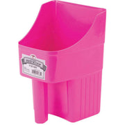Little Giant Enclosed Feed Scoop 3 Quart (2.8 Liters) pink - Natural Pet Foods
