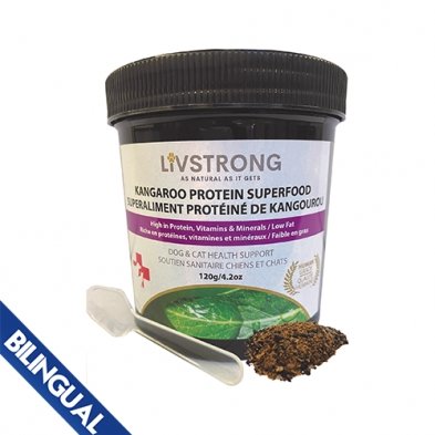 Livstrong Kangaroo protein Superfood 120 g - Natural Pet Foods