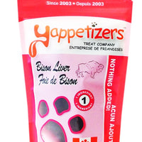 yappetizers dog treats bison liver