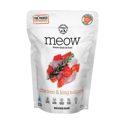 Meow Freeze Dried Chicken & King Salmon - Natural Pet Foods