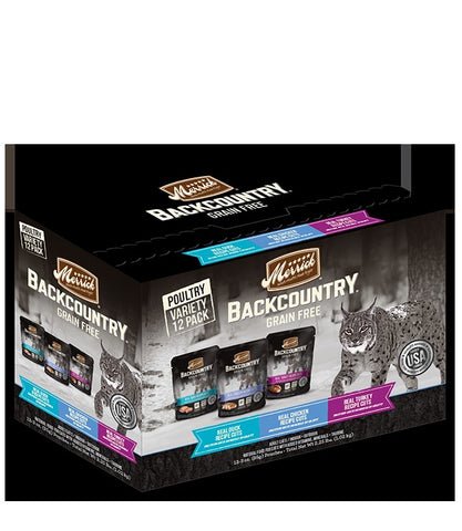 Merrick® Backcountry™ Grain Free Poultry Cuts Variety Pack Wet Cat Food - Natural Pet Foods