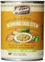 Merrick Canned Dog Food - Working Dog 12 Cans - Natural Pet Foods