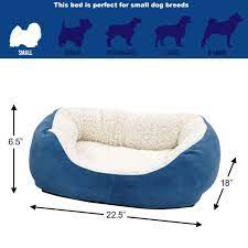 Mid-West Homes Small Blue Cuddle Bed SALE - Natural Pet Foods