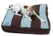 Molly Mutt - Dog Bed Duvet - Brown & Blue Stripes - Small - Natural Pet Foods