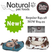 Mutt Nation Pet Bed - Miranda Lambert - Cowhide - Small - SALE - Natural Pet Foods