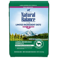 Natural Balance Dry Dog Food - Lamb & Brown Rice Small Breed Bites - Natural Pet Foods