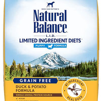 Natural Balance Duck & Sweet Potato Formula Puppy 22 lb - Natural Pet Foods