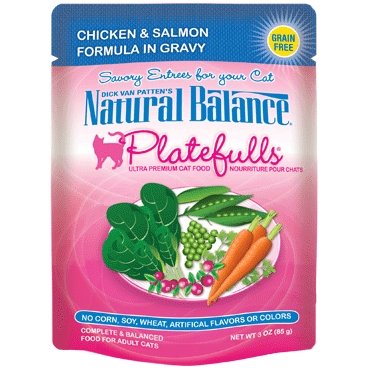 Natural Balance Platefulls Chicken & Salmon Cat Pouch - Natural Pet Foods