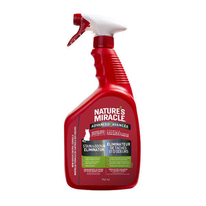 Nature's Miracle - Just for Cats - Stain & Odor Remover Advanced Spray - Natural Pet Foods