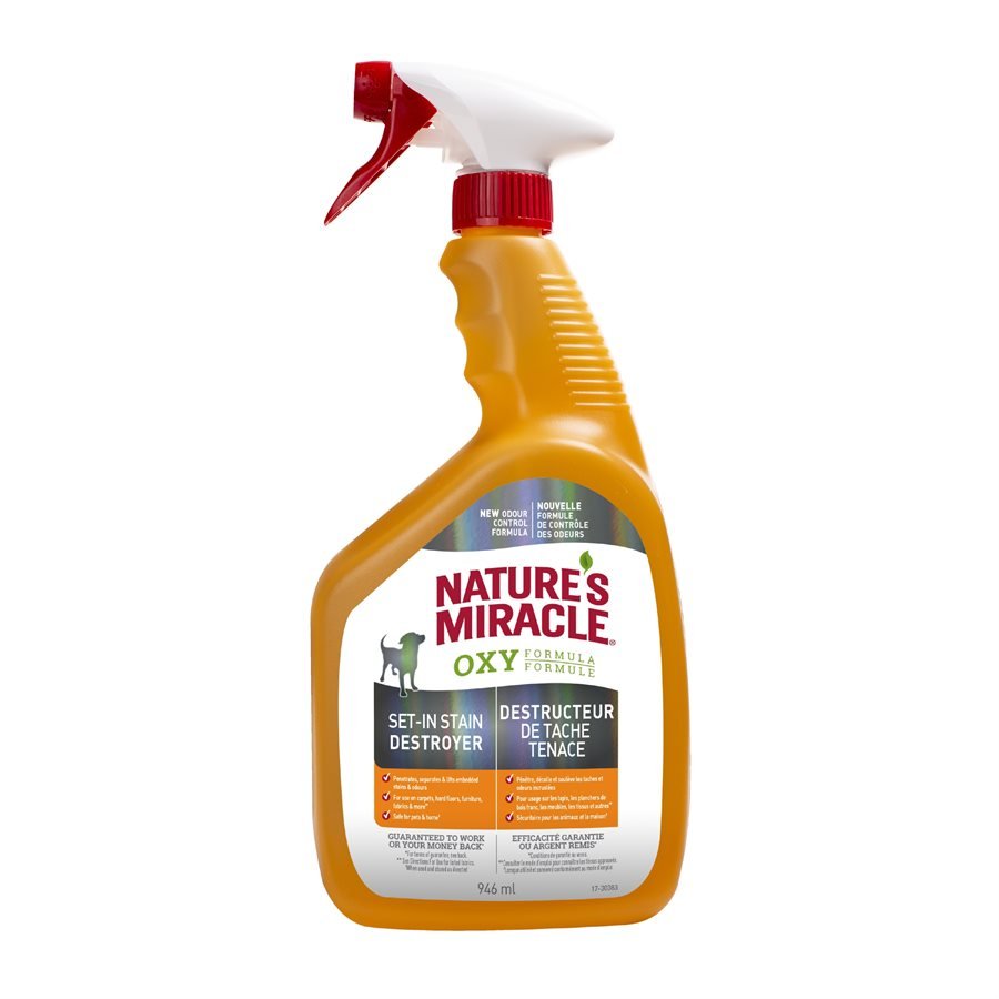 Nature's Miracle Orange Oxy Stain & Odor Remover Spray 32oz - Natural Pet Foods