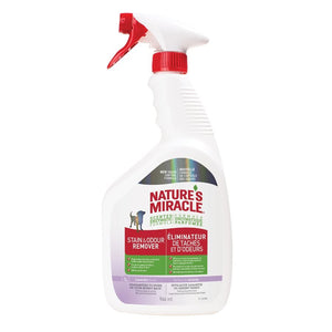 Nature's Miracle Stain & Odor Remover Lavender Spray 32oz - Natural Pet Foods