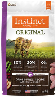 Nature’s Variety Instinct Original Grain Free with Real Rabbit Formula For Cats - Natural Pet Foods