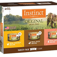 Nature's Variety Instinct Original Variety Pack Cat 12 X 3 oz - Natural Pet Foods