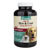 NaturVet - Aller 911 Skin and Coat Tabs 60ct - Natural Pet Foods