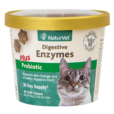 NaturVet - Digestive Enzymes for Cats - Natural Pet Foods