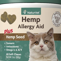 Naturvet Hemp- Allergy Aid For Cats - Natural Pet Foods