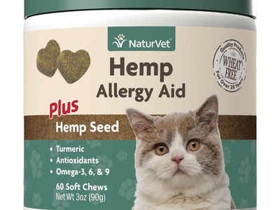 Naturvet Hemp- Allergy Aid For Cats - Natural Pet Foods