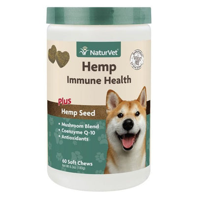 Naturvet Hemp Immune Health 60 Soft Chews - Natural Pet Foods