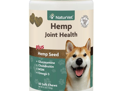 NaturVet - Hemp Joint Health 60 Soft Chews For Dogs - Natural Pet Foods