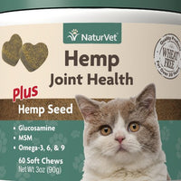 Naturvet® Hemp Joint Health Soft Chew Jar For Cats - Natural Pet Foods