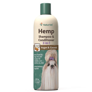 NaturVet Hemp Shampoo & Conditioner 2-in-1 - Natural Pet Foods