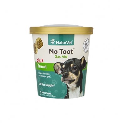 Naturvet No Toot Gas Aid Plus Fennel Soft Chews