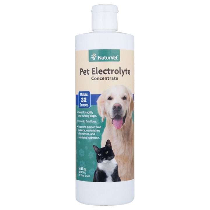 NaturVet Pet Electrolyte Concentrate for Dog & Cat 16 oz - Natural Pet Foods